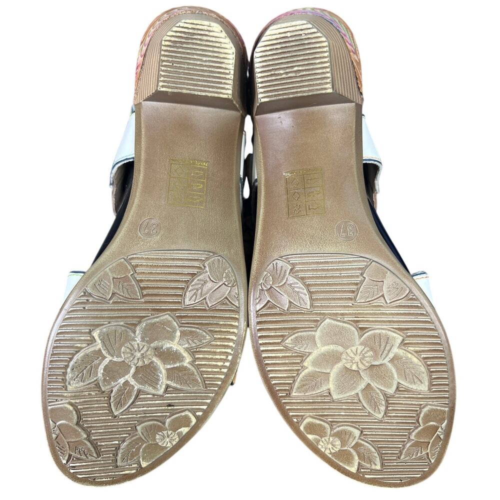 L’artiste By Spring Step Women’s Aromas Purple Floral Sandal Size 37 US 6.5/7 - Picture 9 of 12